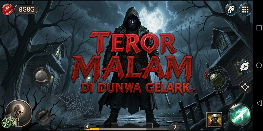 Tangkapan layar 8G8G menampilkan gameplay horor yang menegangkan dan menakutkan.