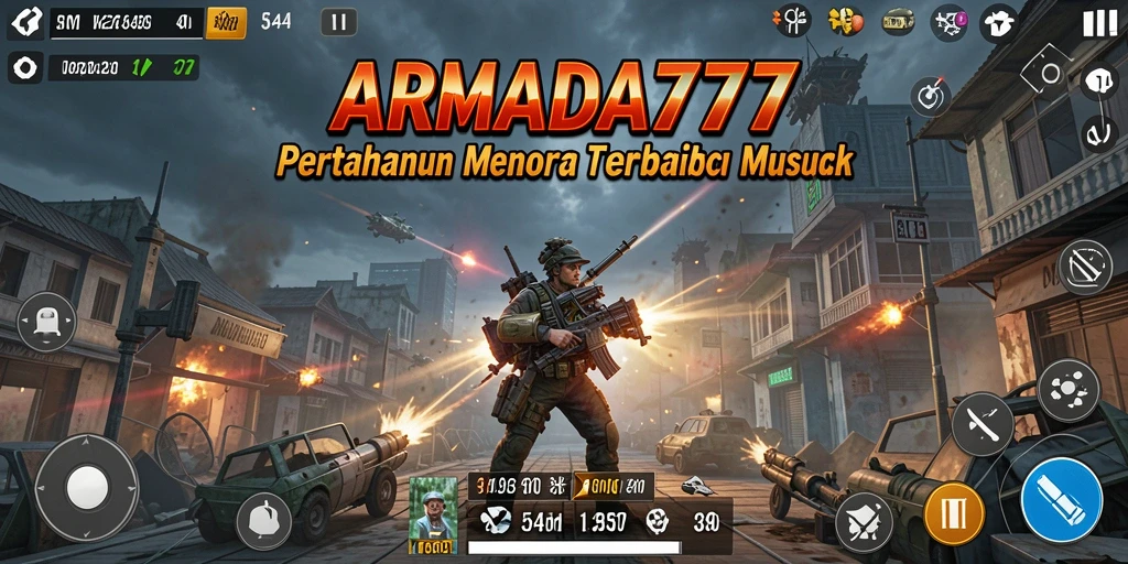 Tampilan gameplay menawan dari ARMADA777 yang menegangkan.