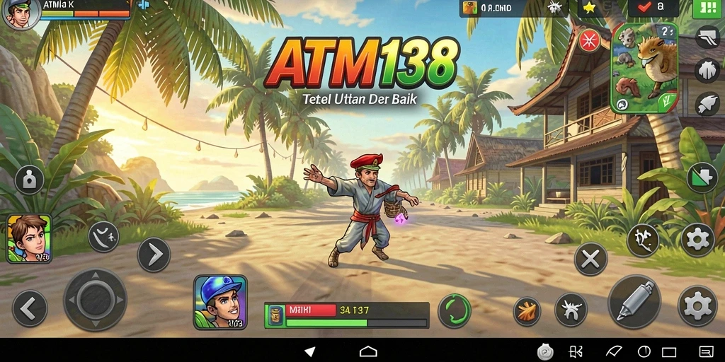 Tampilan antarmuka utama <strong>ATM138</strong> yang memudahkan navigasi pengguna.