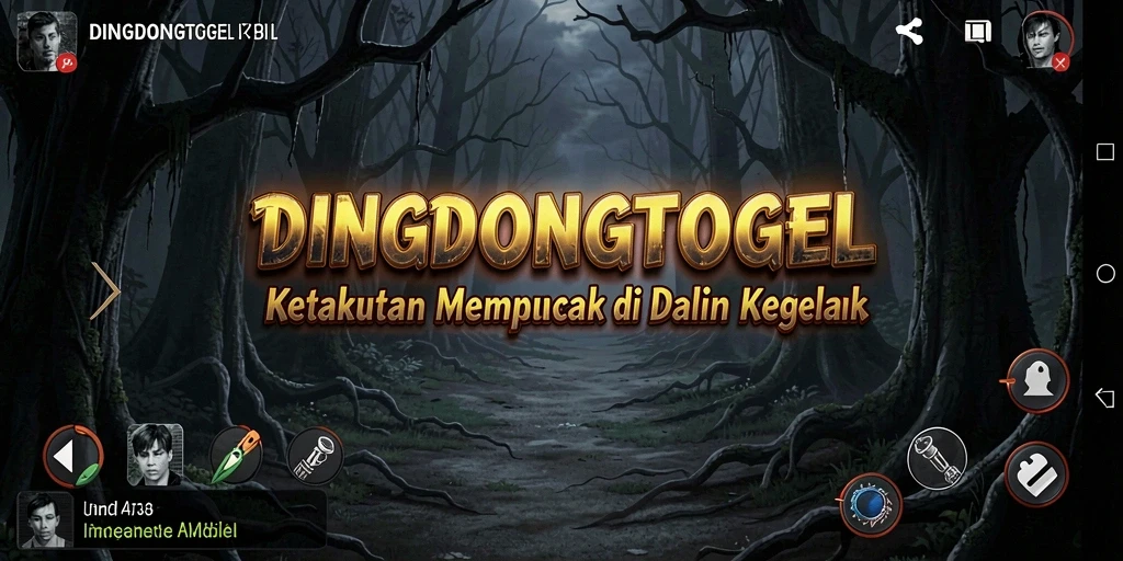 Tangkapan layar menampilkan momen menegangkan dalam gameplay DINGDONGTOGEL.