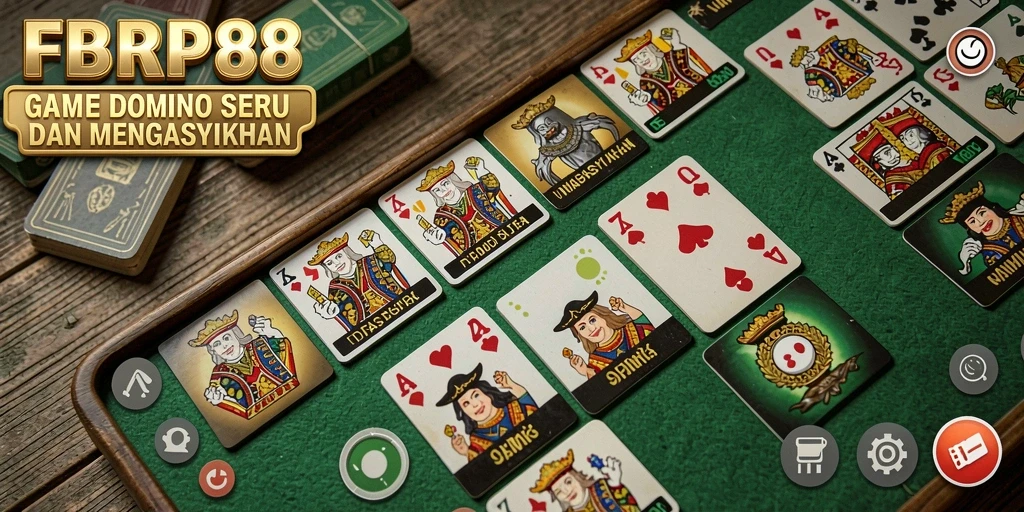 Screenshot dari gameplay FBRP88 yang menunjukkan momen seru bermain Domino.