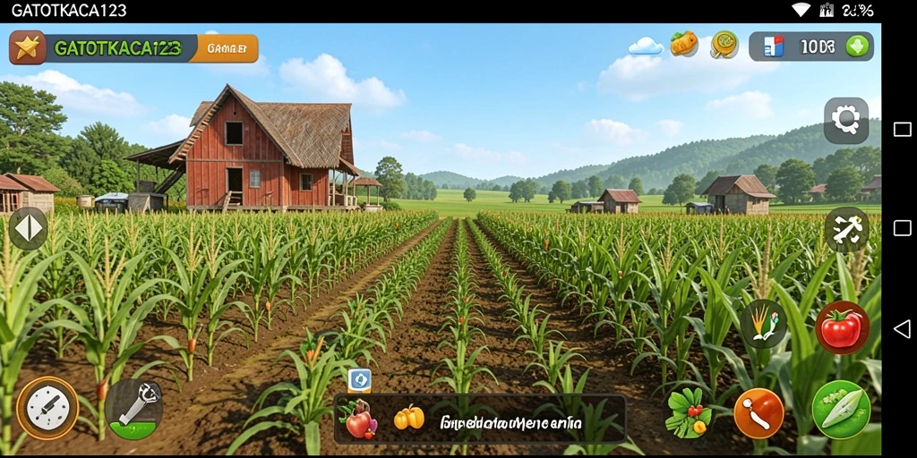 Gameplay seru dalam bertani dan merawat hewan di GATOTKACA123.