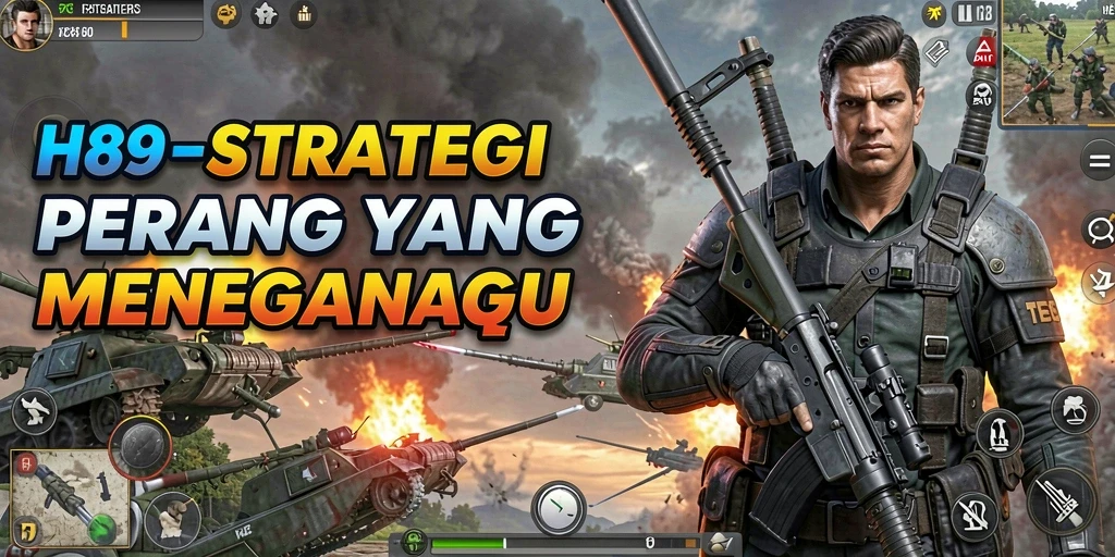 Tampilan gameplay H89 yang menegangkan dengan pertempuran strategi yang seru.
