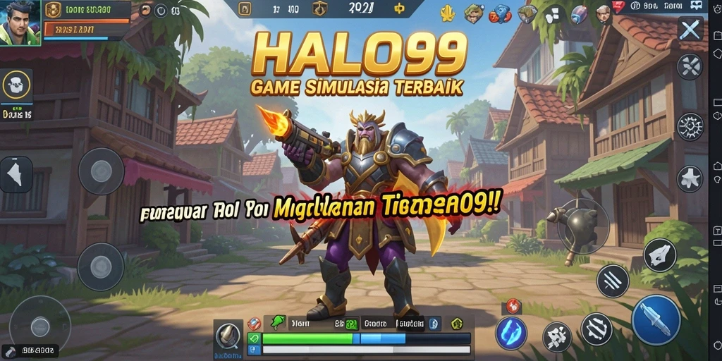 Screenshot gameplay HALO99 yang menampilkan aktivitas simulasi menarik.
