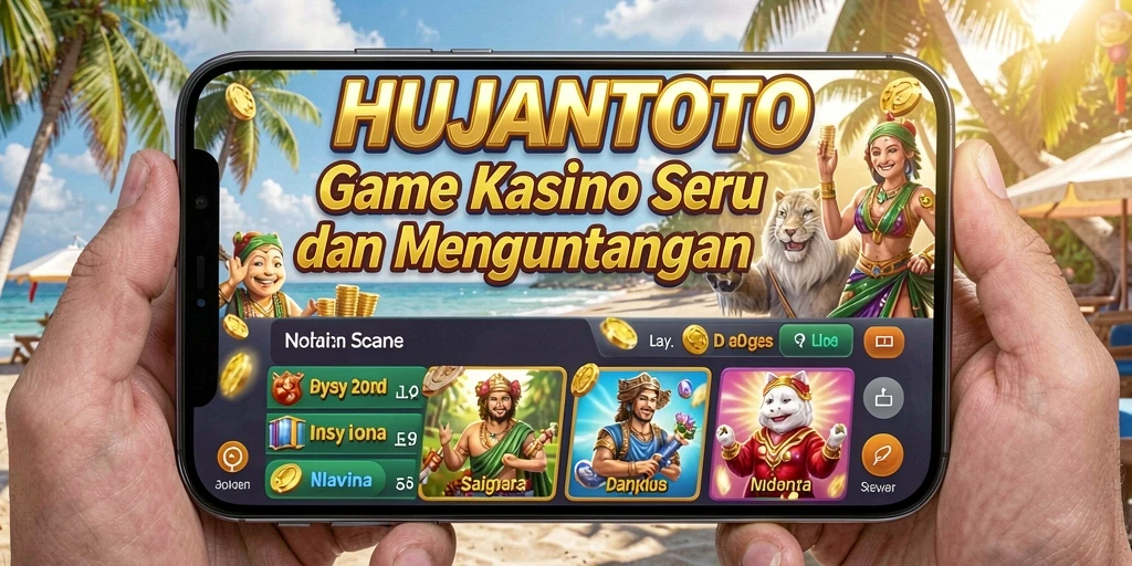 Gameplay seru dari HUJANTOTO dengan suasana kasino yang autentik.
