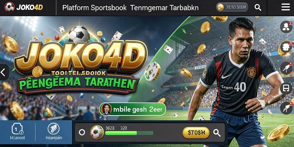 Screenshot tampilan utama JOKO4D saat bermain taruhan sportsbook.