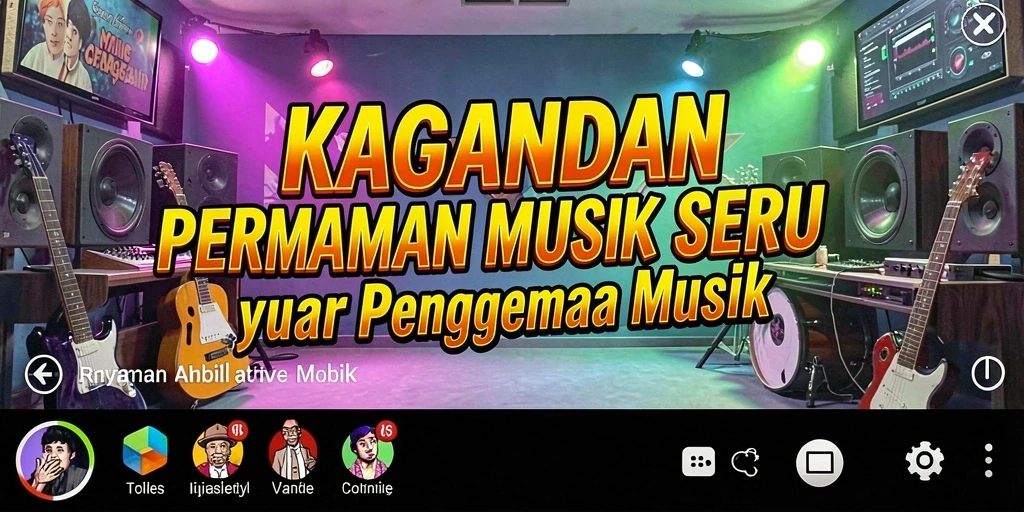 Tampilan gameplay KAGANDAN yang seru dan interaktif.