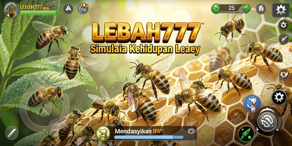 Tampilan gameplay LEBAH777 yang menakjubkan dan interaktif.
