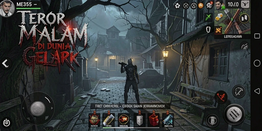 Screenshot ME355 menampilkan suasana mencekam saat menjelajahi lokasi angker.