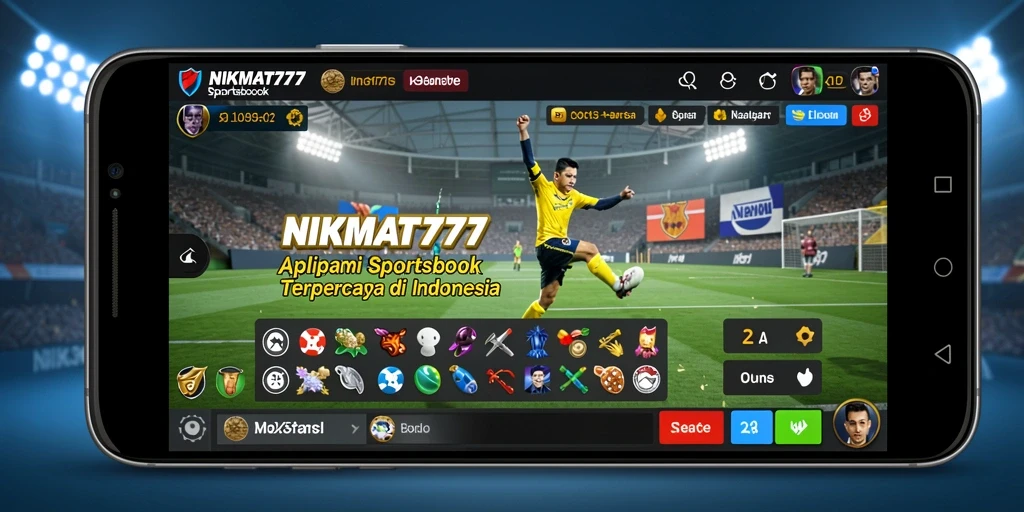 Tampilan gameplay Sportsbook yang dinamis di NIKMAT777.