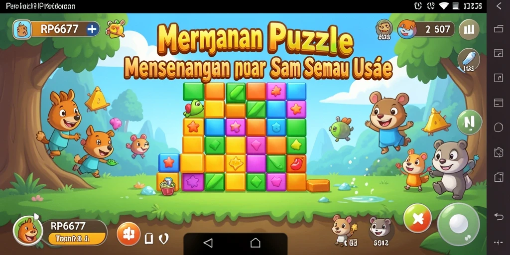 Tampilan gameplay seru dari RP6677 yang penuh teka-teki.