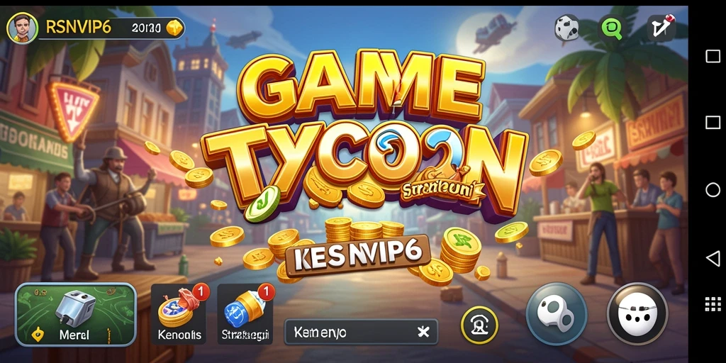 Tampilan gameplay RSNVIP6 yang menarik dalam pengelolaan bisnis Tycoon.