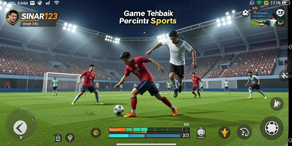 Screenshot gameplay SINAR123 menampilkan aksi seru dalam olahraga.
