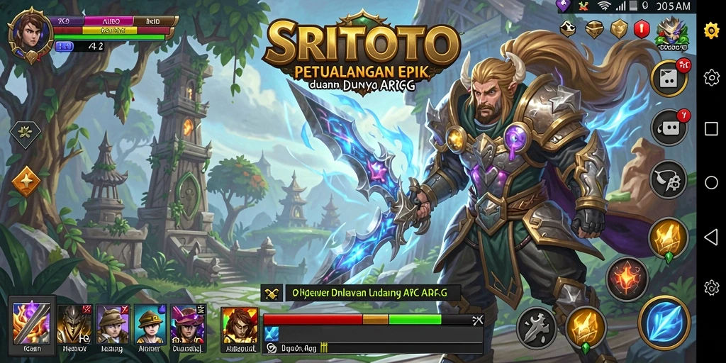 Tampilan gameplay SRITOTO yang menegangkan dan memukau.