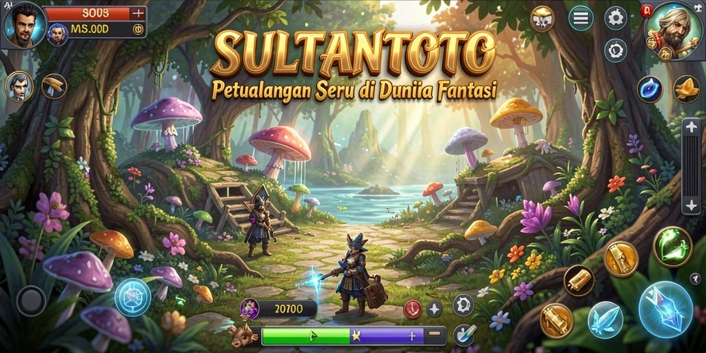 Screenshot gameplay SULTANTOTO yang menunjukkan aksi petualangan seru.